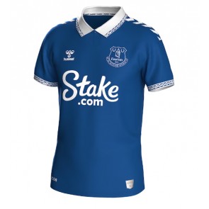 Lacne Muži Futbalové dres Everton 2023-24 Krátky Rukáv - Domáci